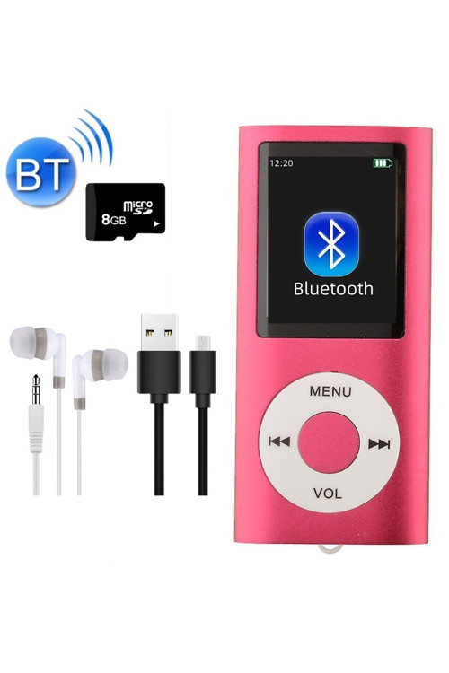 5007MP 8GB Tf Kart Hediyeli Metal Mp3 Player Renli Ekranlı Fm Radyolu Bluetoth lu Hafıza Kartı Girişli Müzik