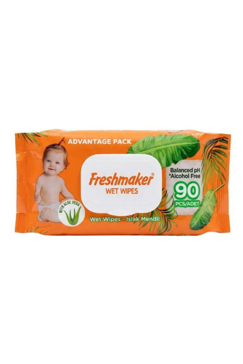 maker Aloe Vera Özlü Alkolsüz Islak Mendil 90'lı Avantajlı Paket