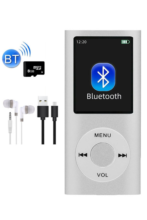 5007MP 8GB Tf Kart Hediyeli Metal Mp3 Player Renli Ekranlı Fm Radyolu Bluetoth lu Hafıza Kartı Girişli Müzik