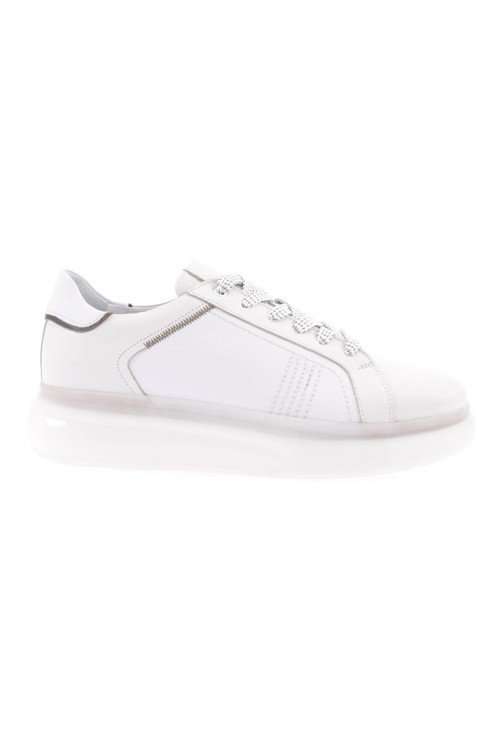 Erkek Bağcıklı Sneakers Ayakkabı Beyaz Beyaz 2613928
