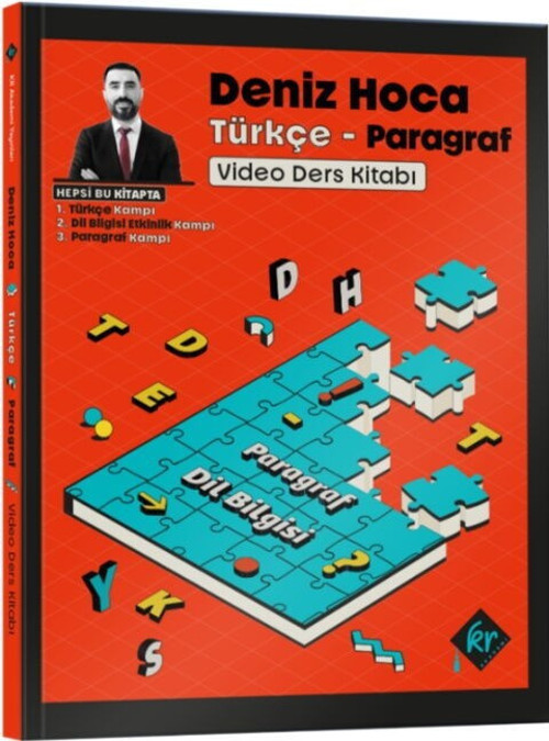 Deniz Hoca Tüm Sınavlar İçin Türkçe Video Ders Kitabı KR Akademi