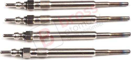 VW Audi Skoda İçin 4 Adet Isıtma Bujisi GX124, 059963319A, GN008