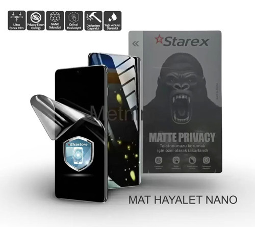 Redmi NOTE 17 PRO MAXUyumlu NANO Ekran Koruyucu Ultra İnce MAT HAYALET - STAREX