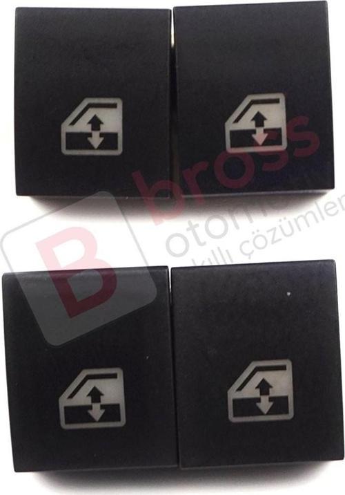 BDP105 2 Opel Astra H Zafira B Tigra B İçin 4 Adet Ön veya Arka Cam Açma Düğme Kapağı 13228699