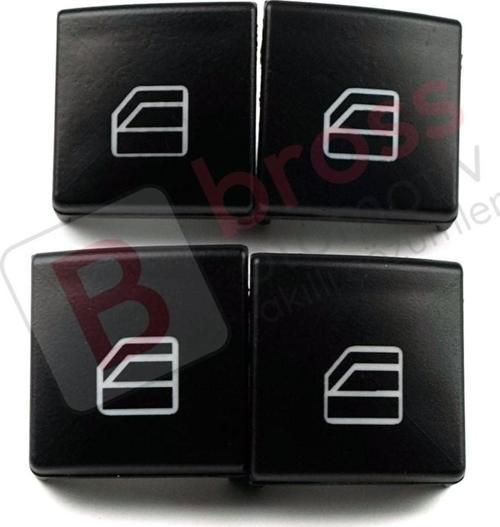 BDP109 1 Mercedes C W204 E W212 A207 C207 İçin Sürücü Ana Cam Kumanda Düğme Kapağı Seti 2049055402