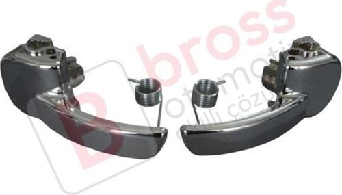 Nissan Qashqai 2007-2013 J10 JJ10 İçin Alüminyum Kaplama Paslanmaz İç Sağ ve Sol Kapı Kolu