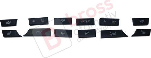 BMW 535 F10 İçin 12 Adet Klima Kontrolü Klima Kapak Seti 9331832