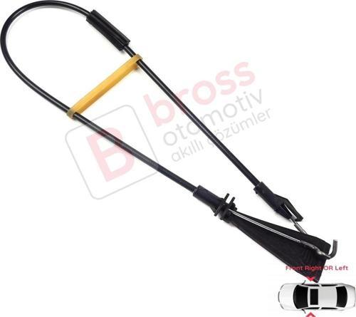 Opel Corsa D 5 Kapı için Ön Kapı İç Açma Teli 13186768