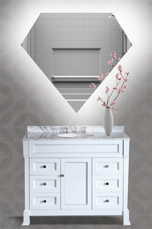 Led Işıklı Elmas Temalı Banyo Ve Konsol Aynası