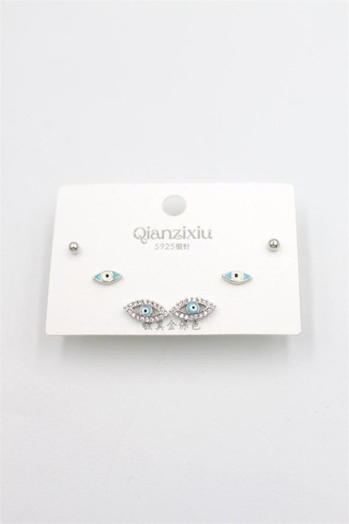 Çoklu Set Küpe - Gümüş