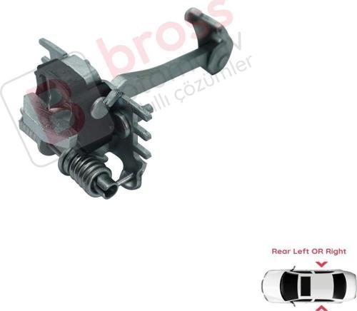 Citroen C3 MK2 SC A51 2009-2016 İçin Arka Sağ veya Sol Kapı Gergi Yayı 9181Q5