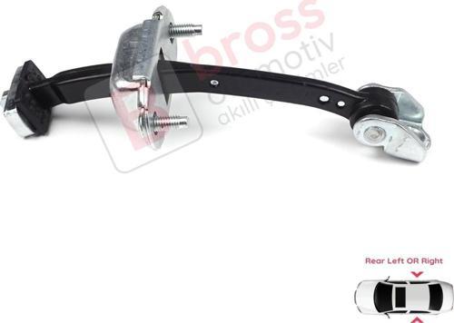 Citroen C4 MK1 2004-2011 Picasso İçin Arka Sağ veya Sol Kapı Gergi Yayı 9181H7
