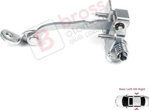 Peugeot 206 206+ 4/5 Kapı İçin Arka Sağ veya Sol Kapı Gergi Yayı 9181C9 