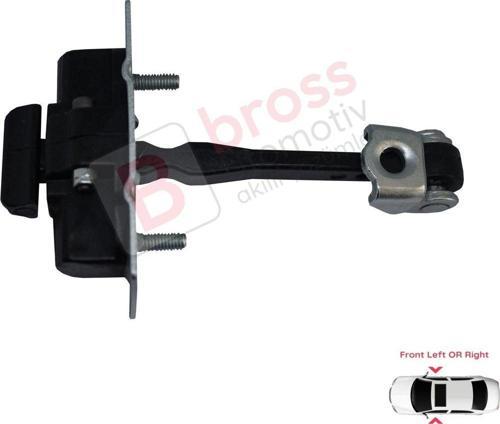 Citroen C-Elysee Peugeot 301 2012-On İçin Ön Sağ veya Sol Kapı Gergi Yayı 9675585080 