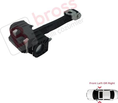 Peugeot 508 MK1 2010-2018 İçin Ön Sağ veya Sol Kapı Gergi Yayı 9686658480