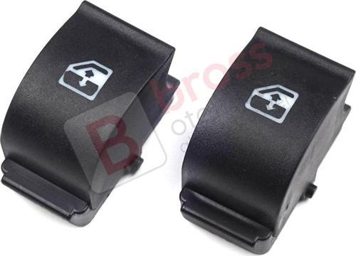 Fiat Citroen Peugeot İçin 2 Adet Cam Açma Düğme Kapağı 735417033