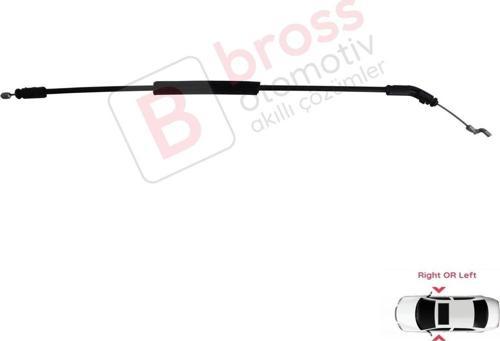 Renault Fluence İçin Ön Dış Kapı Açma Teli 805020022R