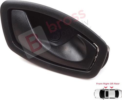 Renault Fluence Megane MK3 Clio MK4 Captur için SAĞ İç Kapı Açma Kolu SİYAH 806710001R