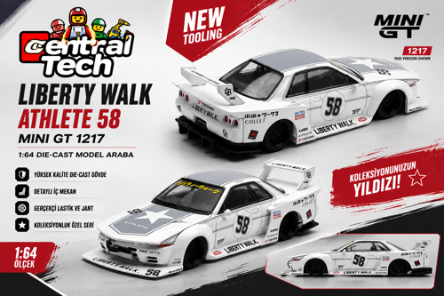 1:64 LBWK Nissan Skyline GT-R R32 Kaido Works TAS 2025 MGT01217 Model Araba