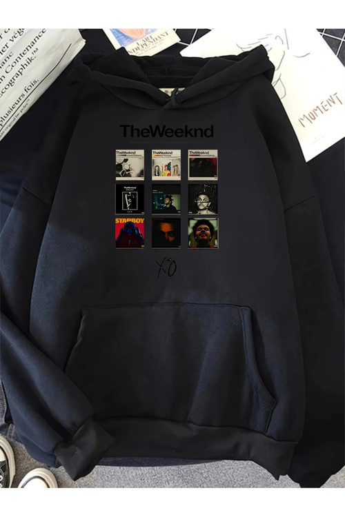 Unisex The Weekend Baskılı Oversize Sweatshirt