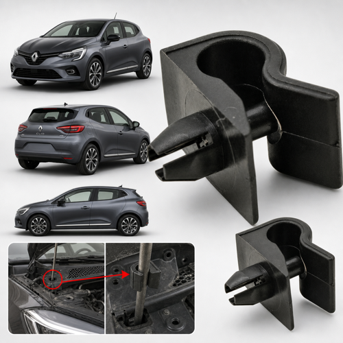 Renault Clio V 2019-2026 BJA/BJX 1.0 TCe H4D Kaput Dayama Demir Klipsi