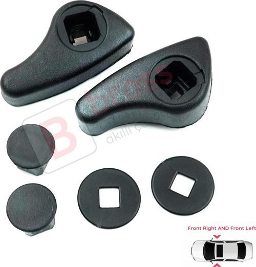 Renault Megane Kangoo MK1 Trafic MK2 için İki Adet Ön Koltuk Ayar Kolu 7701205078 7701205079