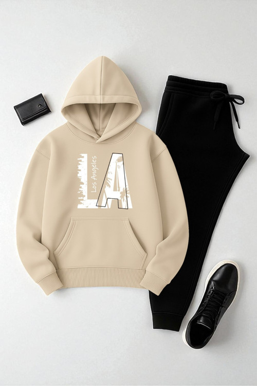 Unisex Los Angeles Baskılı Eşofman Takımı