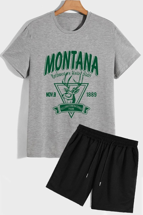 Montana Şort T-shirt Eşofman Takımı