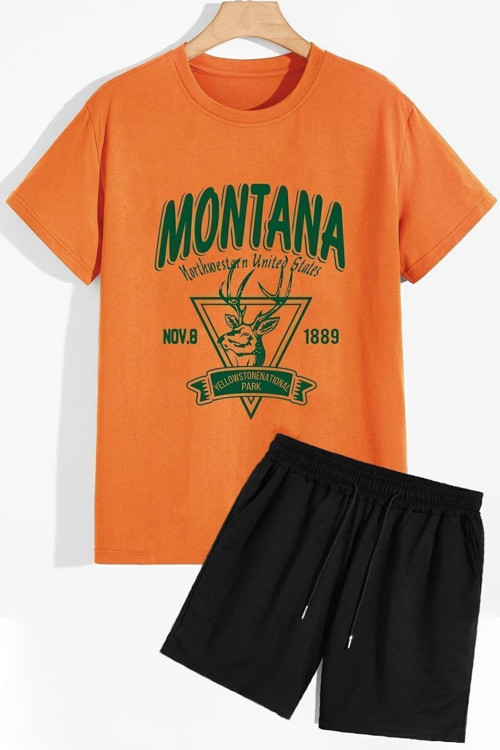 Montana Şort T-shirt Eşofman Takımı