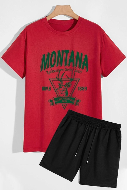 Montana Şort T-shirt Eşofman Takımı
