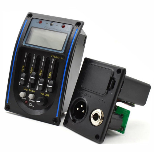 LC-4 4 Band Preamp EQ Ekolayzır Pickup Tuner sistemi ( eşikaltı dahil )