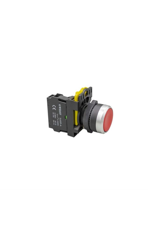 Q22mm Yaylı Stop Buton Kırmızı A5-01 6002