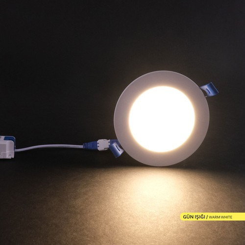 6W 3000K Günışığı Sıva Altı Yuvarlak LED Panel Armatürü AP01-00600