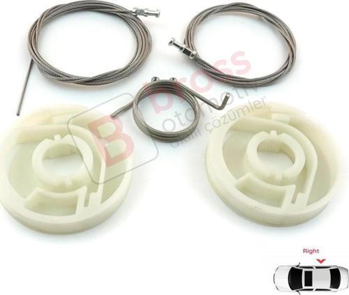 VW T5 T6 Caravelle Multivan İçin Sağ Yan Arka Sürgülü Kapı Tamir Seti 7E1843872