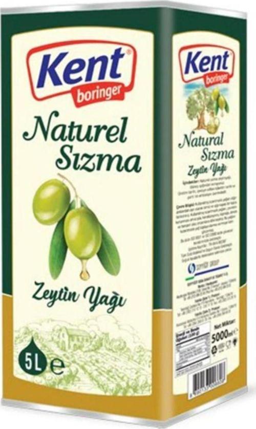 Naturel Sızma (SOĞUK SIKIM) Zeytinyağı Teneke 5 Litre