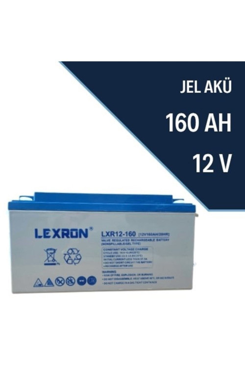 12V Volt / 160Amper Uyumlu Ah Deep Cycle Solar Güneş Jel Akü