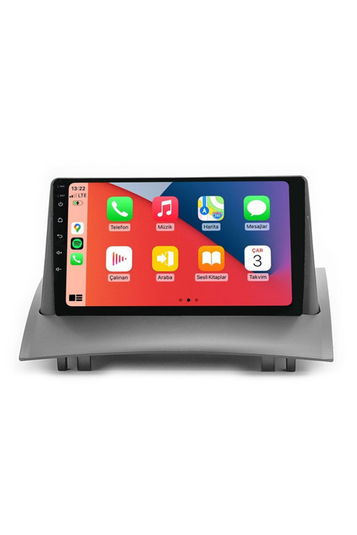 AR.142 Renault Megane 2 2002 2009 4+32GB Android Carplay Multimedya Teyp