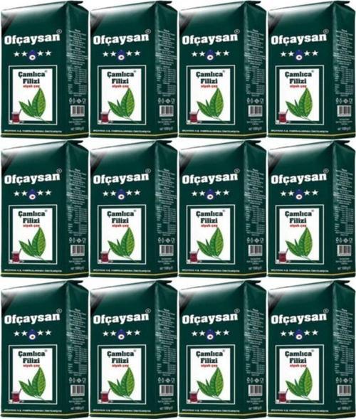 ÇAMLICA FİLİZİ 1000GR X12 ADET Dökme Siyah Çay 1 Koli