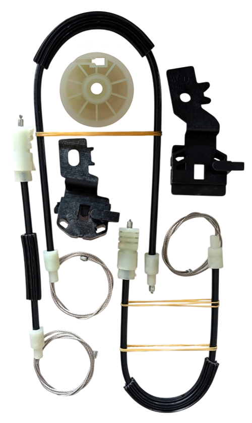 Nissan Qashqai J10 Uyumlu 2006-20014 Arası Cam Kriko Teli ve Tamir Seti Takımı ÖN SOL