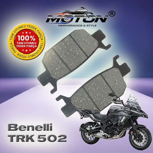 Benelli TRK502 ABS - TRK502X ABS %100 Uyumlu, Yüksek Kaliteli Arka Disk Fren Balatası