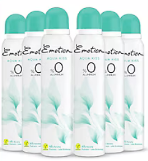 Aqua Kiss Kadın Deodorant 150 ml (6 adet)