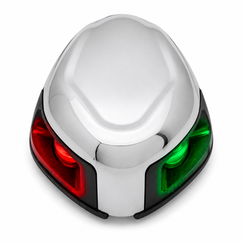 LED Baş İskele Sancak Feneri Krom 12V