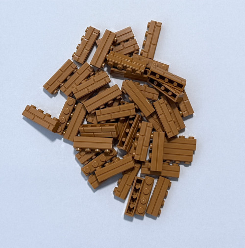 ® LEGO DUVAR PARÇASI-15533 100 ADET (NUGA-Brick, Modified 1 x 4 with Masonry Profile)