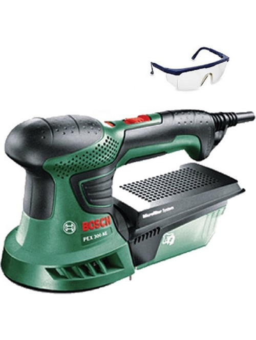 Compact Eksantrik Zımpara Makinesi Pex 300 Ae 270 Watt + Koruma Gözlüğü