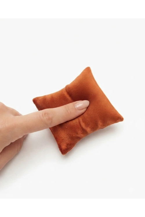 Alpin Kutu Saat Yastığı 8 X 8 Cm - Babyface Kumaşlı, Elyaf Dolgulu - 10'Lu Paket