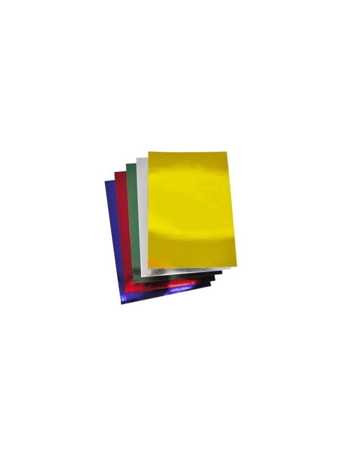 50X70 Metalik Aynalı Karton 5 Renk 2li 10 Adet