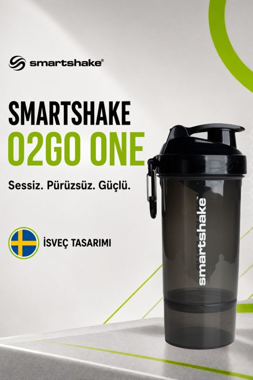 Original2Go One Serisi 800 ml Siyah Protein Shaker