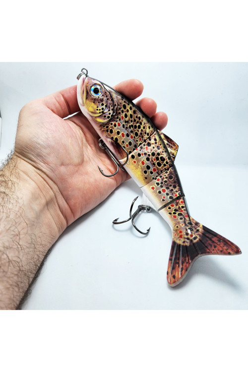 Profesyonel Eklemli Yapay Balık 25 cm 145 gr – Batan Tip Alabalık Yem