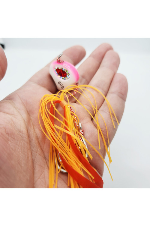 Fosforlu, Tai Rubber, Pembe Avcı Saçaklı ,yapay Yem
