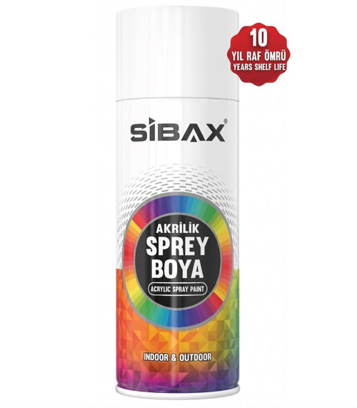 RAL9005 Akrilik Siyah Mat Sprey Boya 400 ml